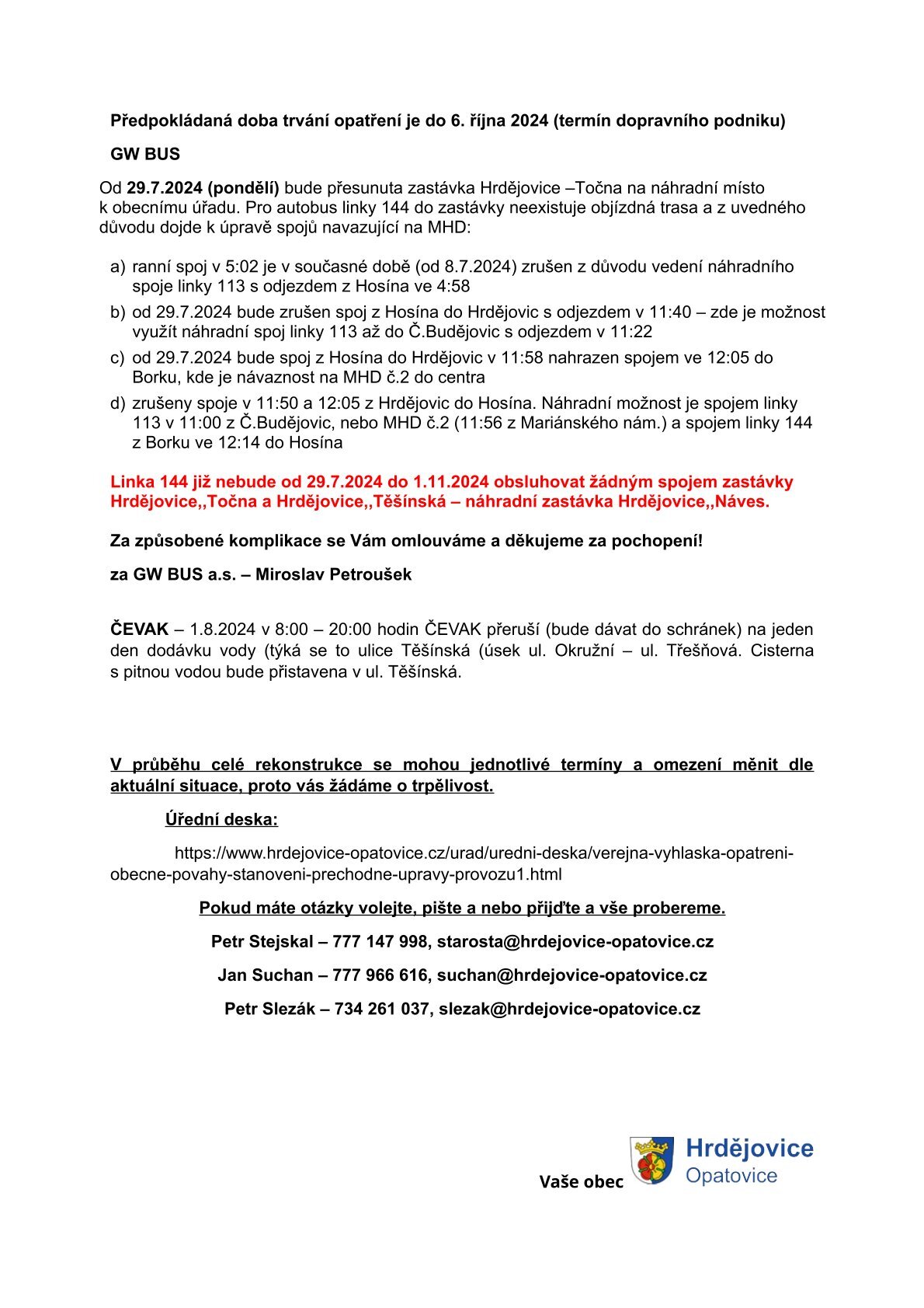 Rekonstrukce ul. Těšínská 2. a 3. etapa