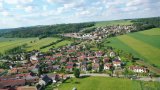 Hrdějovice pohled na Luční ulici